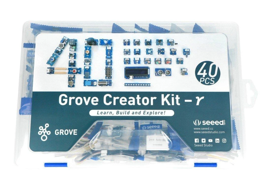 Seeed Studio Grove Creator Kit, Gamma, 40 Grove modulių rinkinys, skirtas Arduino
