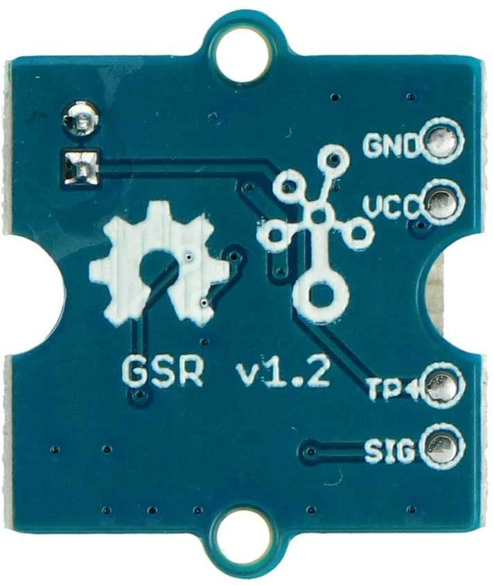 Seeed Grove GSR v1.2 modulis, viršutinė dalis