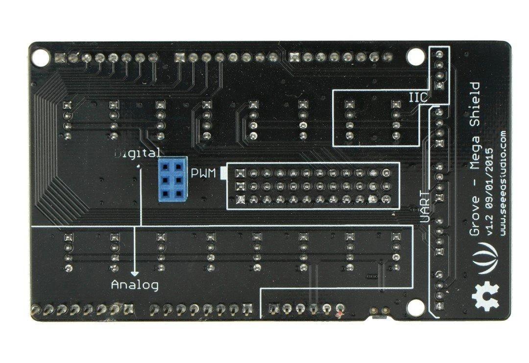 Seeed Studio Grove Mega Shield v1.2 jungčių schema