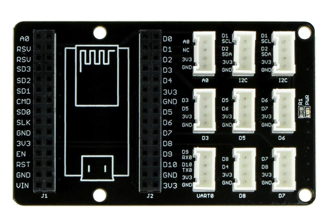 Seeed Studio Grove, NodeMCU pagrindo priedėlis