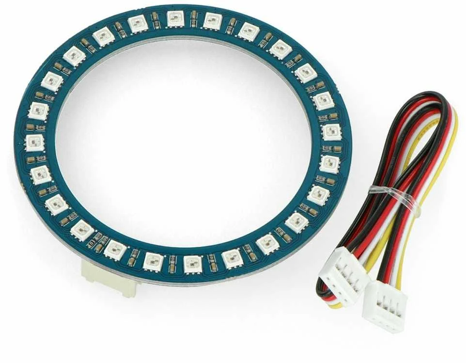 Seeed Studio Grove RGB LED žiedas WS2813 x24 šviesos diodai 35mm Seeedstudio 104020168
