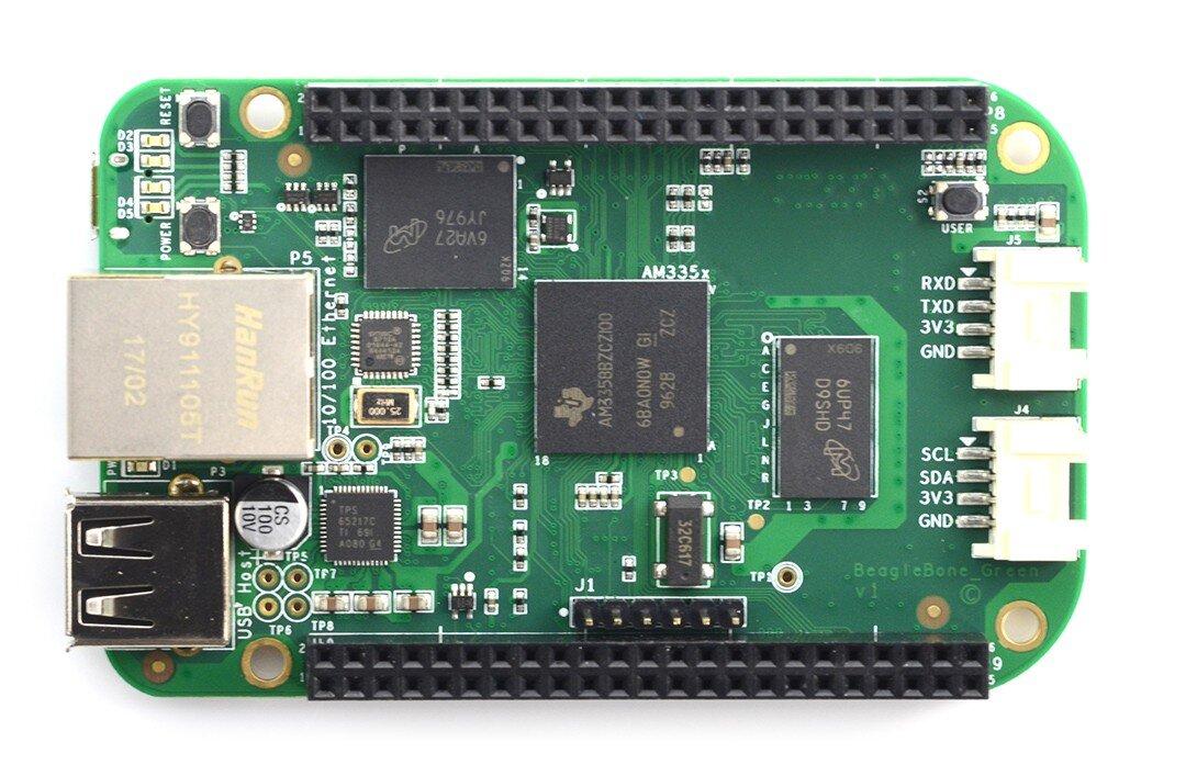 Minikompiuteris BeagleBone Žalias