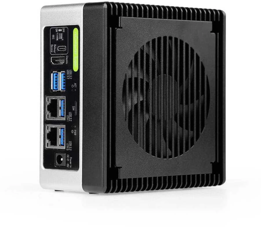 reComputer Super J3010 jungčių panelė ir aušinimo ventiliatorius