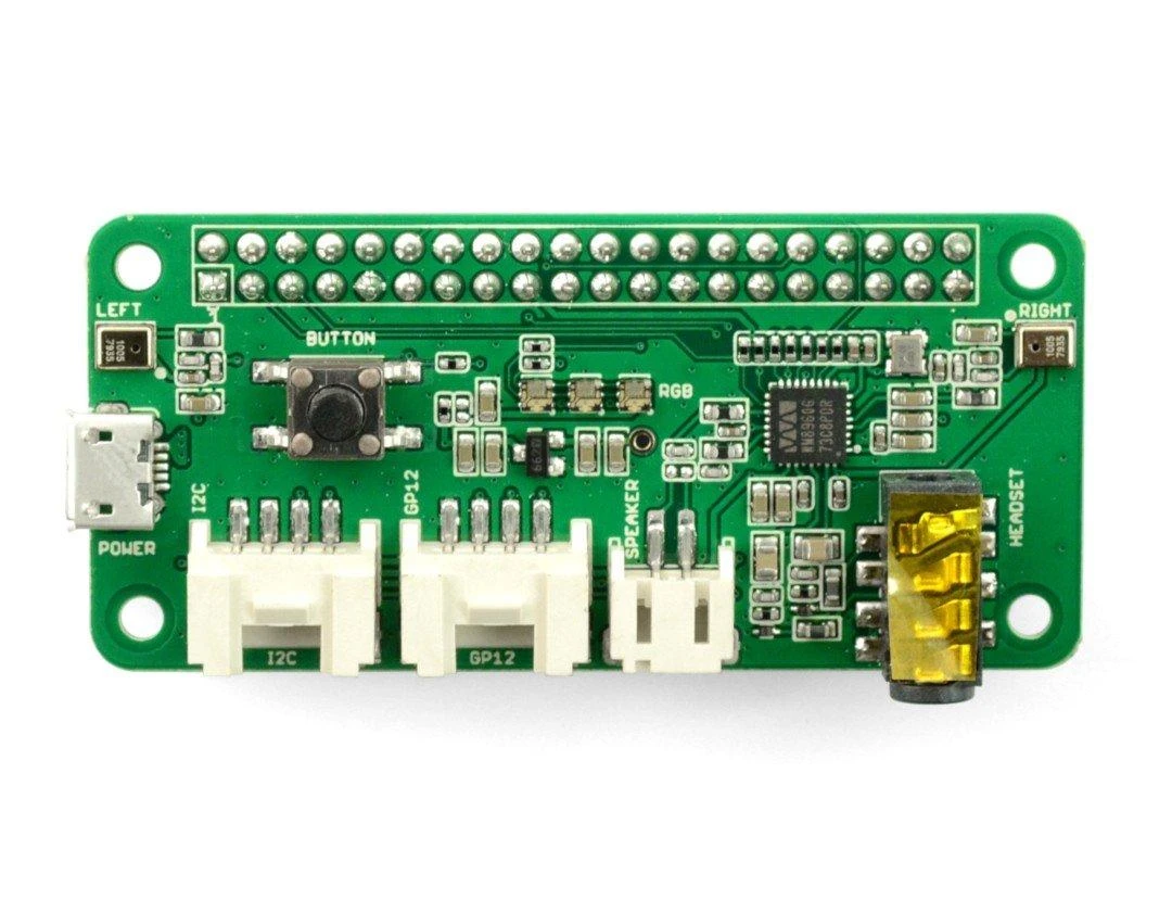 Seeed Studio ReSpeaker 2-Mics Pi priedėlis