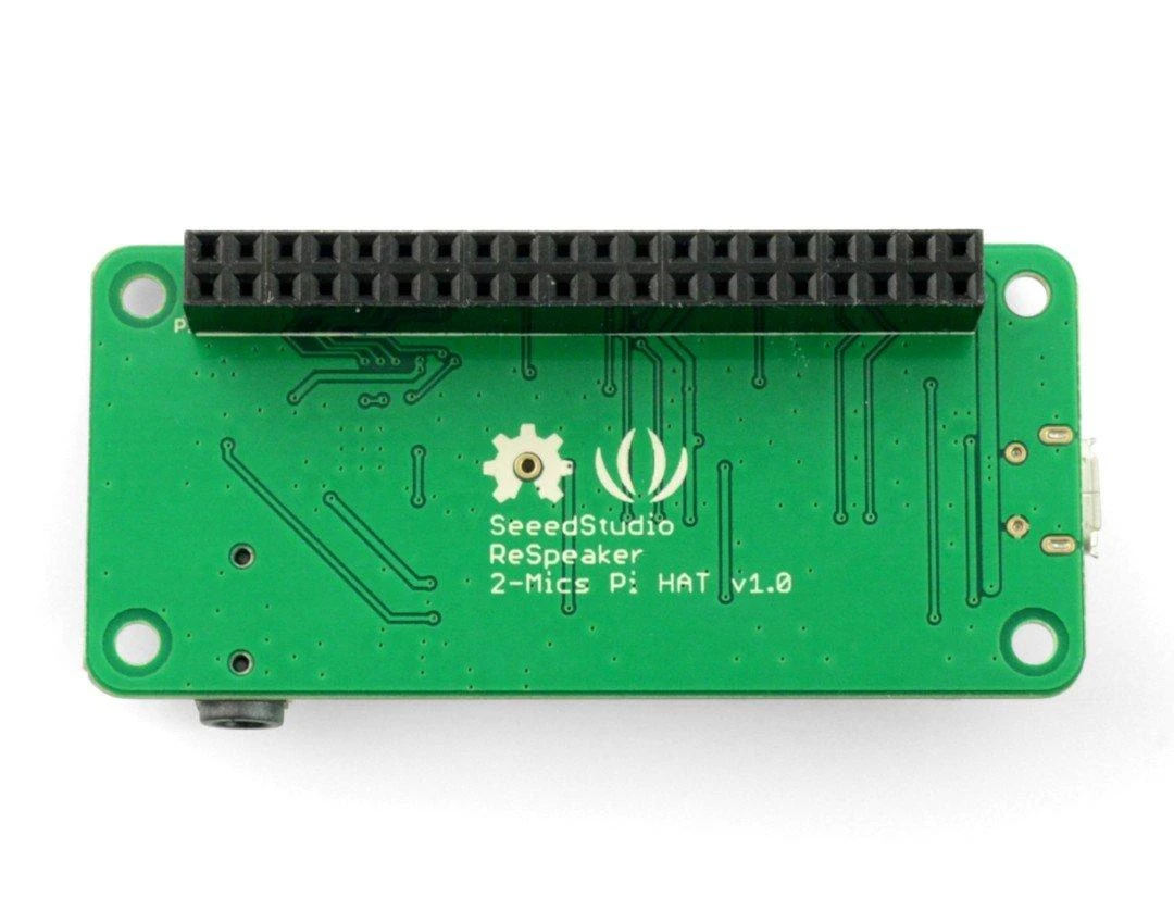 Seeed Studio ReSpeaker 2-Mics Pi priedėlis