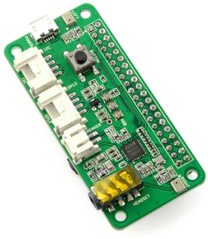 ReSpeaker 2-Mics Pi plokštė su 3.5mm jungtimi