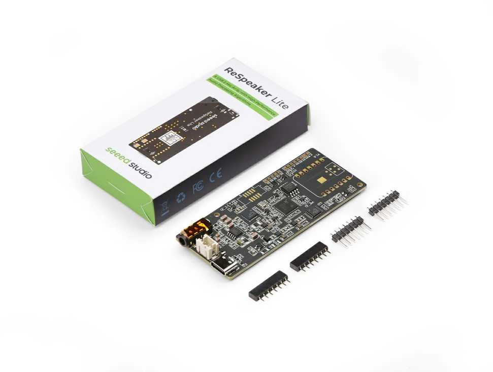 Seeed Studio ReSpeaker Lite USB 2 Mic Array – modulis su 2 mikrofonais – AI – Raspberry Pi/Arduino/ESP – Seeedstudio 107990273