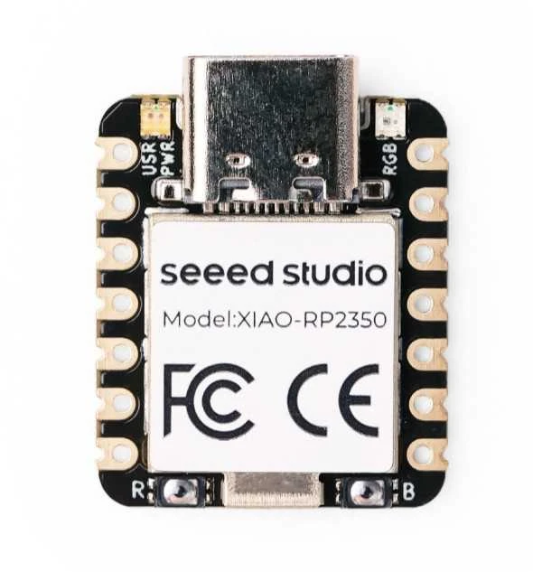 Seeed Xiao RP2350 mikrokontrolerio modulis su USB-C jungtimi