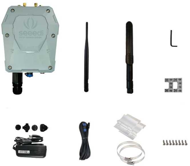 Seeed Studio SenseCAP Outdoor Gateway – LoRaWAN lauko šliuzas SX1302 – EU868MHz – IP66 – Seeedstudio 102991154