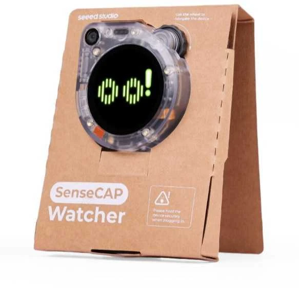 Seeed Studio SenseCAP Watcher W1-A – AI asistentas erdvės stebėjimui – ESP32-S3 – su skaidriu korpusu – Seeedstudio 113991315