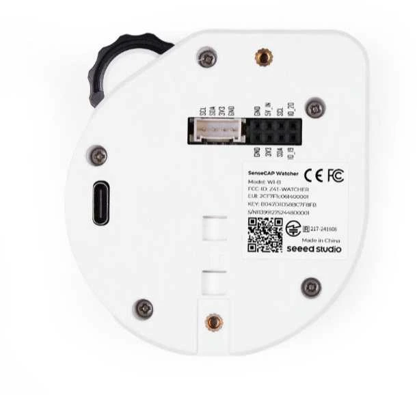 Seeed Studio SenseCAP Watcher W1-B – AI asistentas erdvės stebėjimui – ESP32-S3 – su baltu korpusu – Seeedstudio 113991275