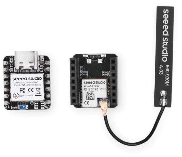 Seeed Studio Xiao nRF52840 + Wio-SX1262 rinkinys, skirtas Meshtastic – LoRa / Bluetooth – Seeedstudio 102010710
