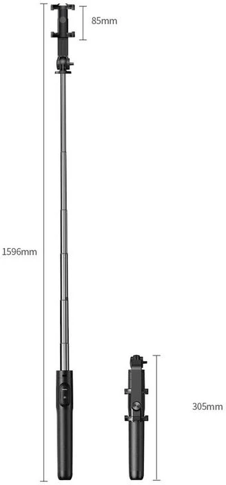 Ugreen Selfie stick trikojis su Bluetooth pulteliu 4.6-7.2" telefonams veiksmo kameroms