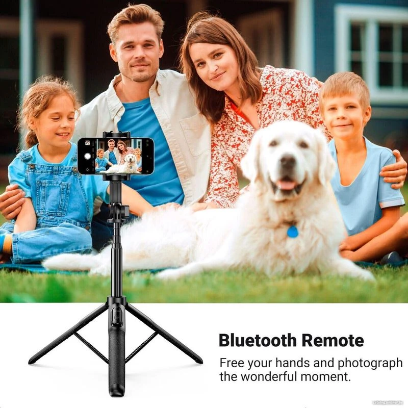 Ugreen Selfie stick trikojis su Bluetooth pulteliu 4.6-7.2" telefonams veiksmo kameroms