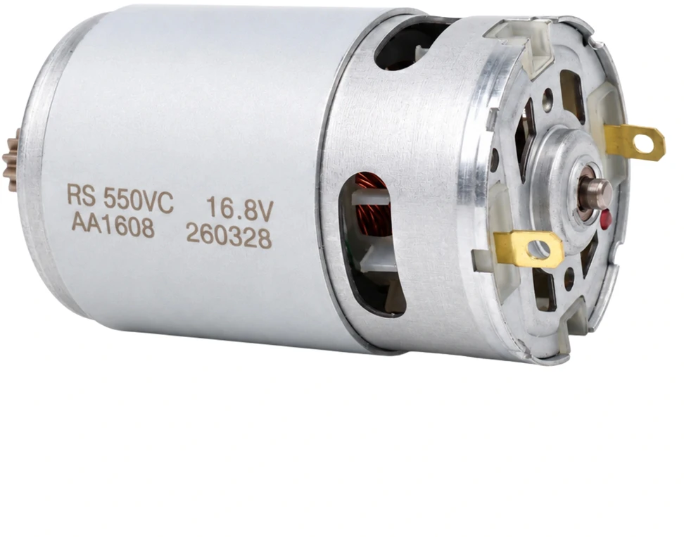 Oem Šepetėlinis nuolatinės srovės variklis 16.8V - RS550VC - 12 dantų - didelis sukimo momentas