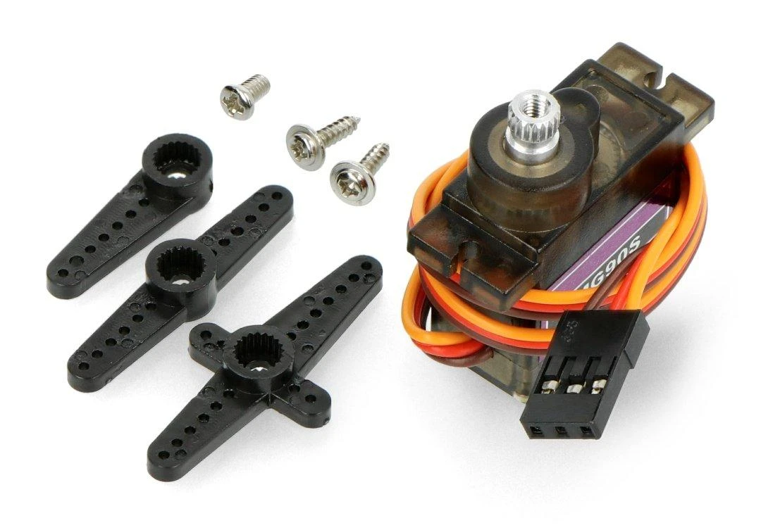 Oem Servo MG-90S - micro - 180 laipsnių - plastikinė pavara
