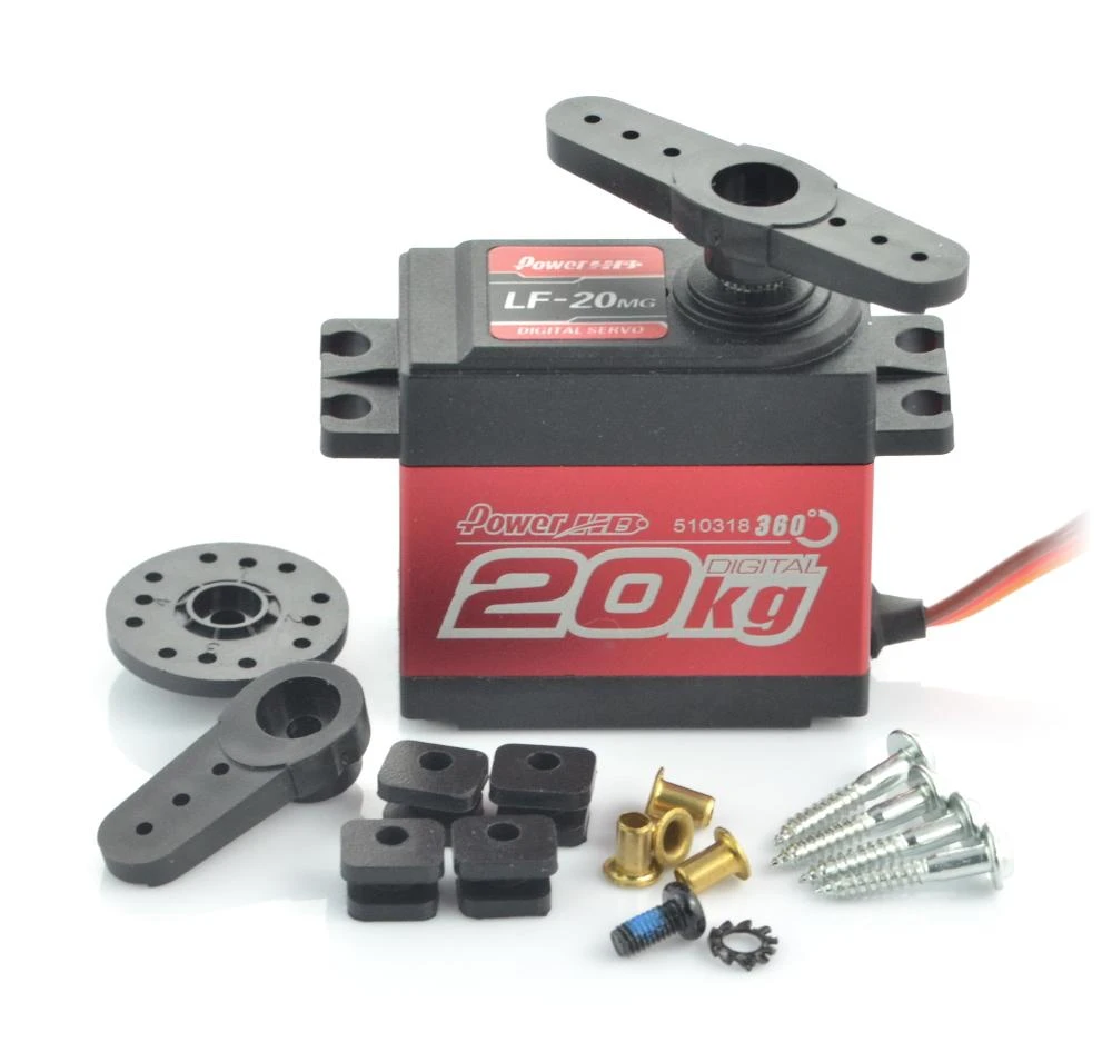 Oem Servo PowerHD LF-20MG-360 standard - 360 Laipsnių Apsisukimas