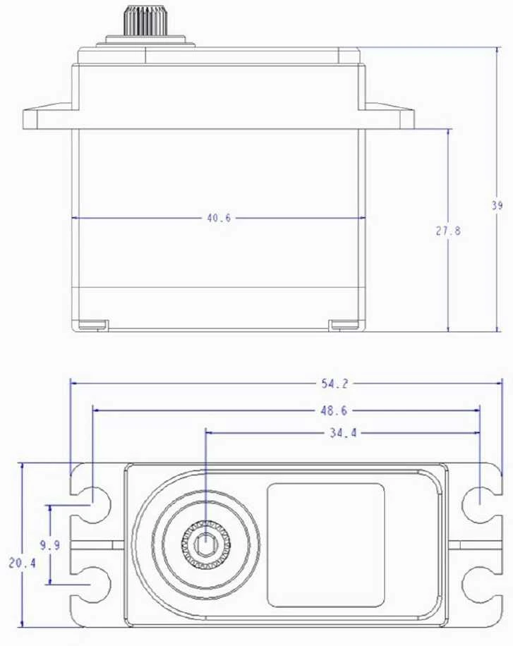 Oem Servo TD-8320MG - Standard Coreless
