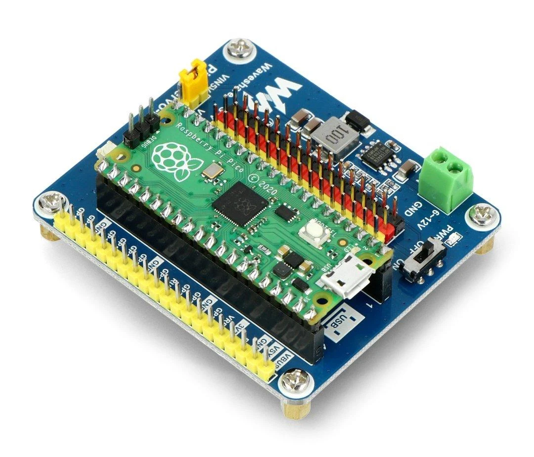 Servo valdiklis su Raspberry Pi Pico moduliu