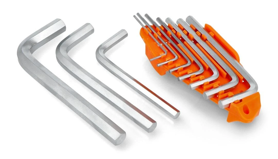 Šešiakampių raktų rinkinys 1.5-10mm - Vorel 56393 - 10 vnt