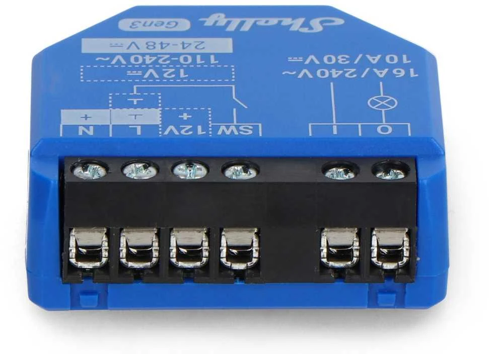 „Shelly 1 Gen3“ su „WiFi“ / „Bluetooth“ (4 vnt.)
