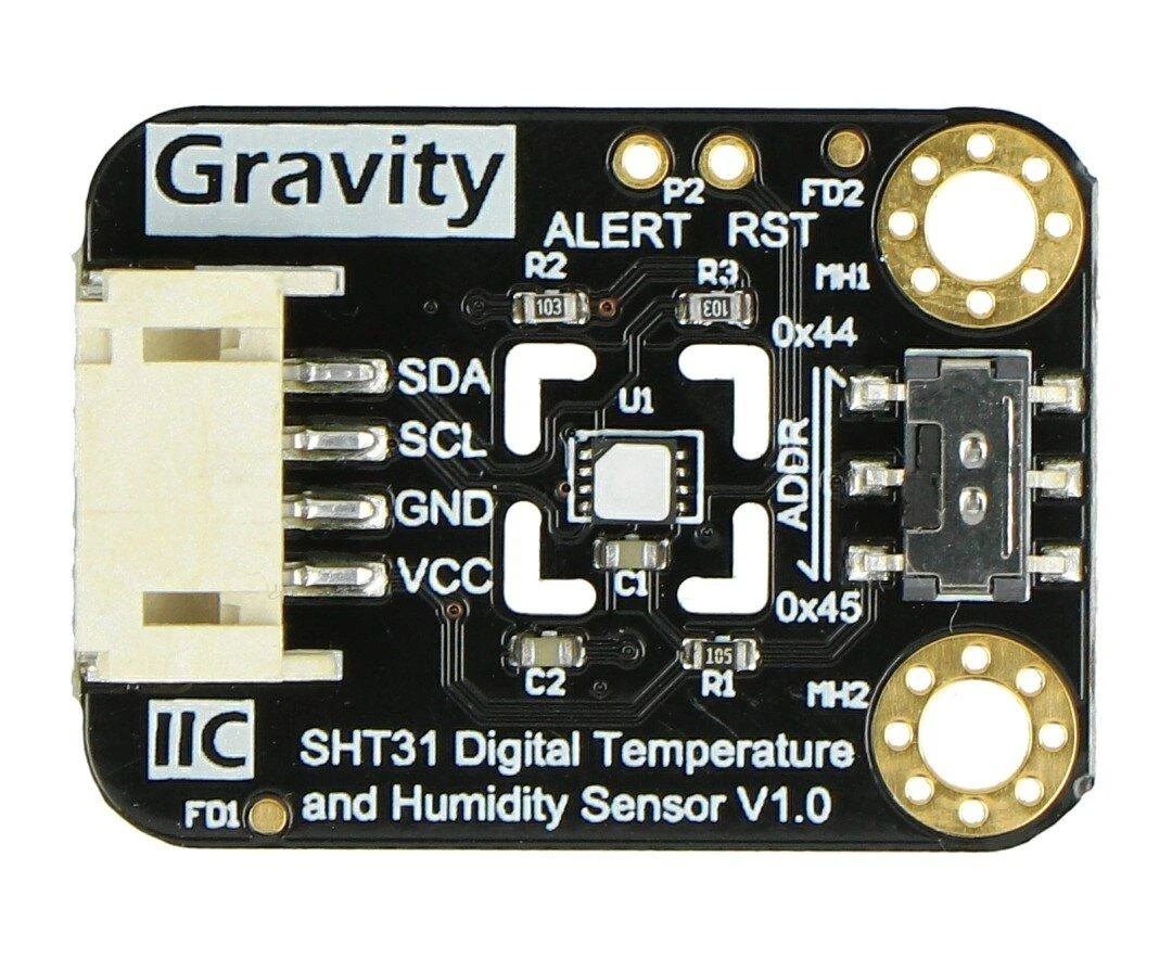 SHT31-F jutiklio plokštė su Gravity jungtimi