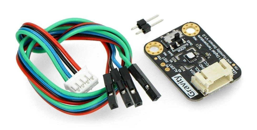 SHT31-F skaitmeninis temperatūros ir drėgmės jutiklis I2C, DFRobot SEN0334