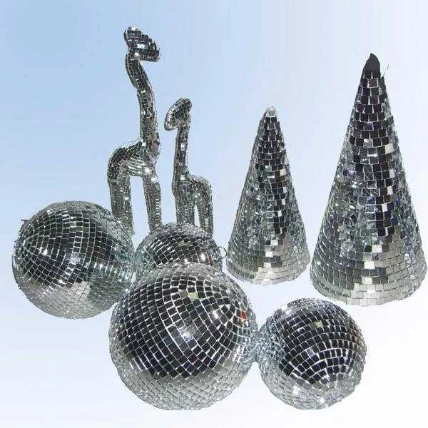 Oem Sidabrinė stiklo mozaika - 15x10cm 1mm didelis stiklas - 3D lipnus mozaikos lipdukas