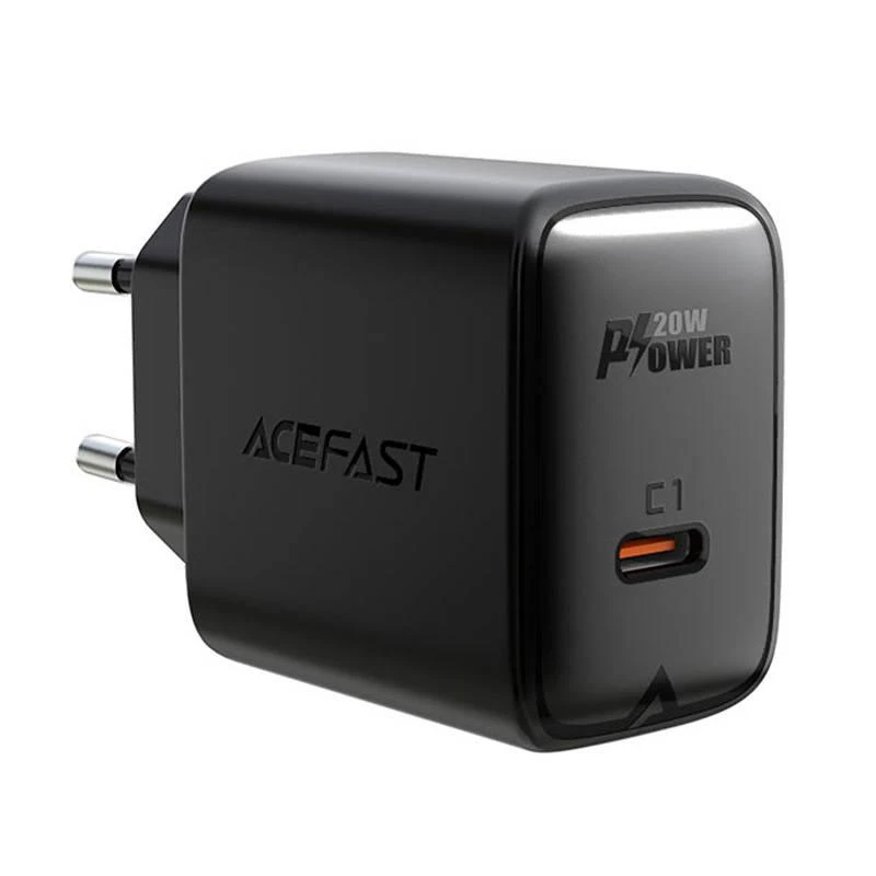 Įkroviklis Acefast A1 PD20W USB-C juodas