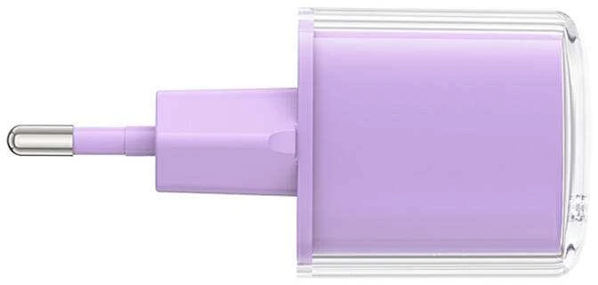 Sieninis įkroviklis Acefast A53 Sparkling serija PD 30W GaN (violetinė)