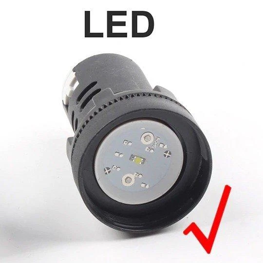 Oem Signalinė lemputė AD16-22DS 22mm 230VAC - mėlyna