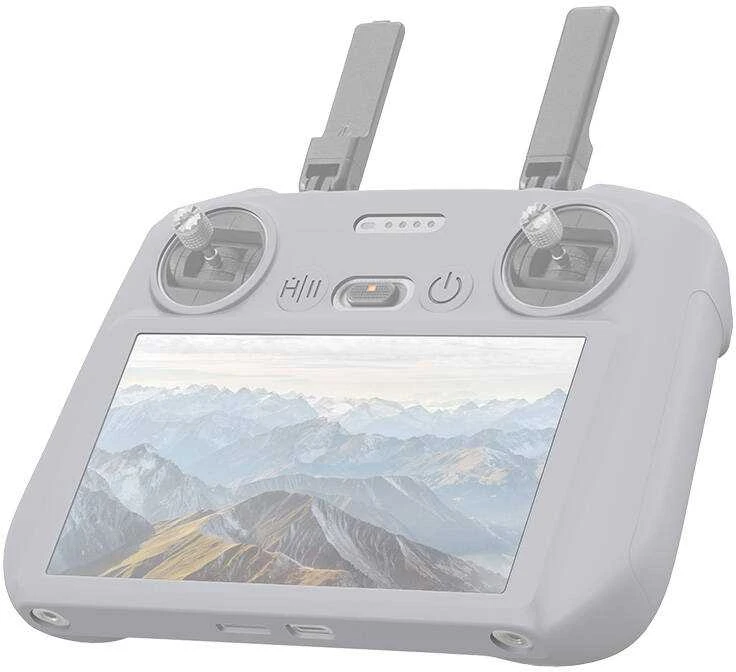 Silikoninis apsauginis dėklas PULUZ, skirtas DJI RC 2 (pilkas)