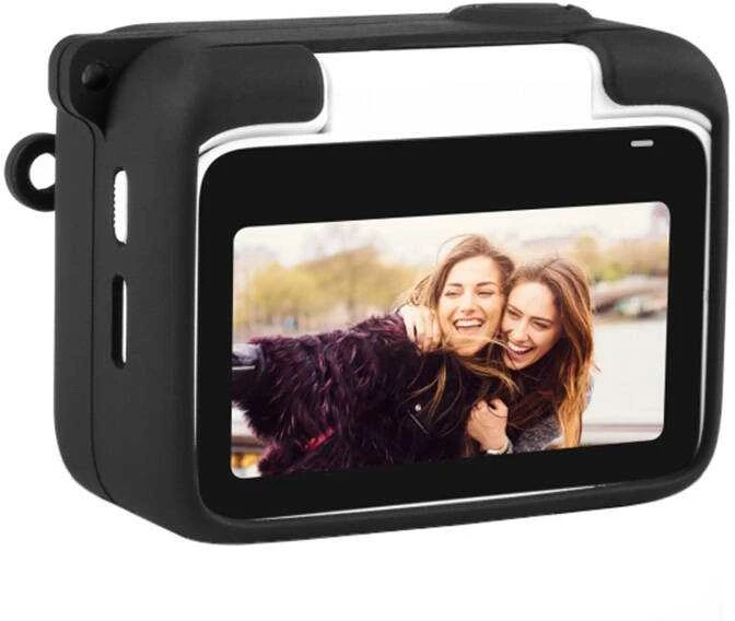 Silikoninis apsauginis dėklas Puluz skirtas Insta360 GO 3 su objektyvo dangteliu
