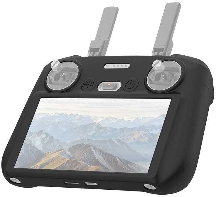 Silikoninis apsauginis dėklas PULUZ skirtas DJI RC 2 (juodas)