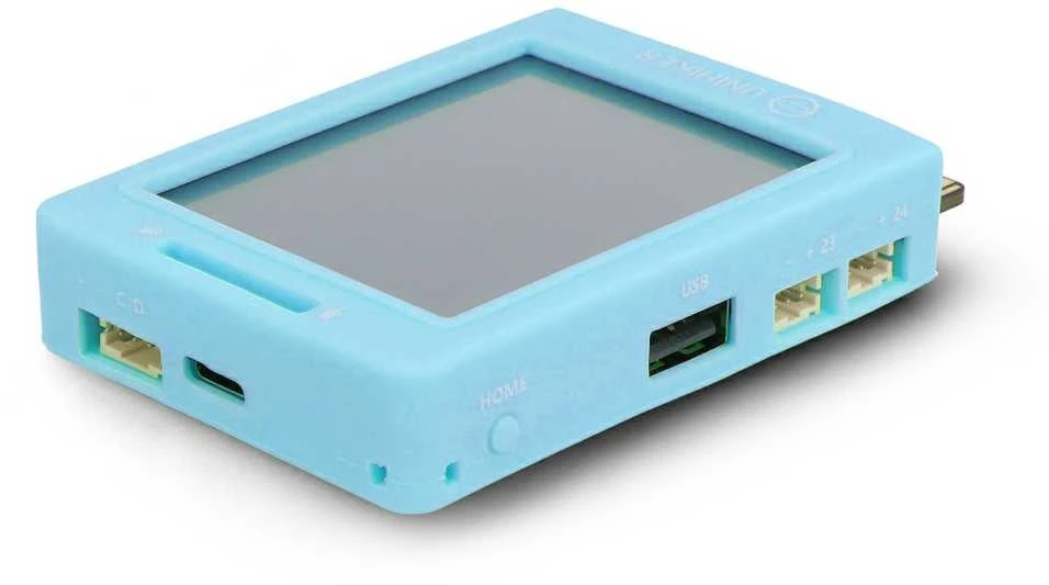 Silikoninis dėklas UNIHIKER vienos plokštės mini kompiuteriui - mėlynas - DFRobot FIT0938