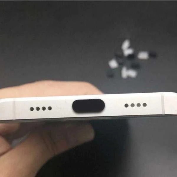 Oem Silikoninis USB tipo C telefono prievado dangtelis – juodas – tinklo prievado dangtelis