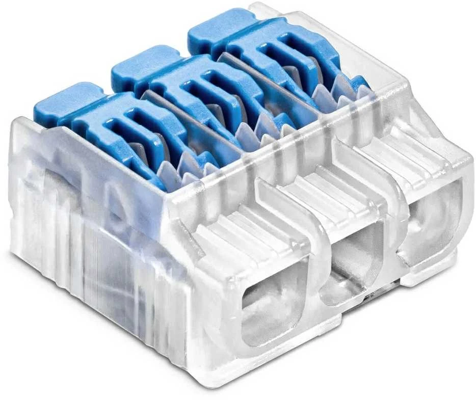 Simet Greita jungtis su svirtimi SCL3 B10 - 3 takeliai 4mm 32A/450V - Perfect Quick connector - 10 vnt.