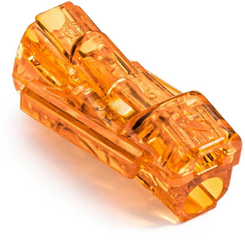 Simet SCS2 B10 skaidri oranžinė jungtis