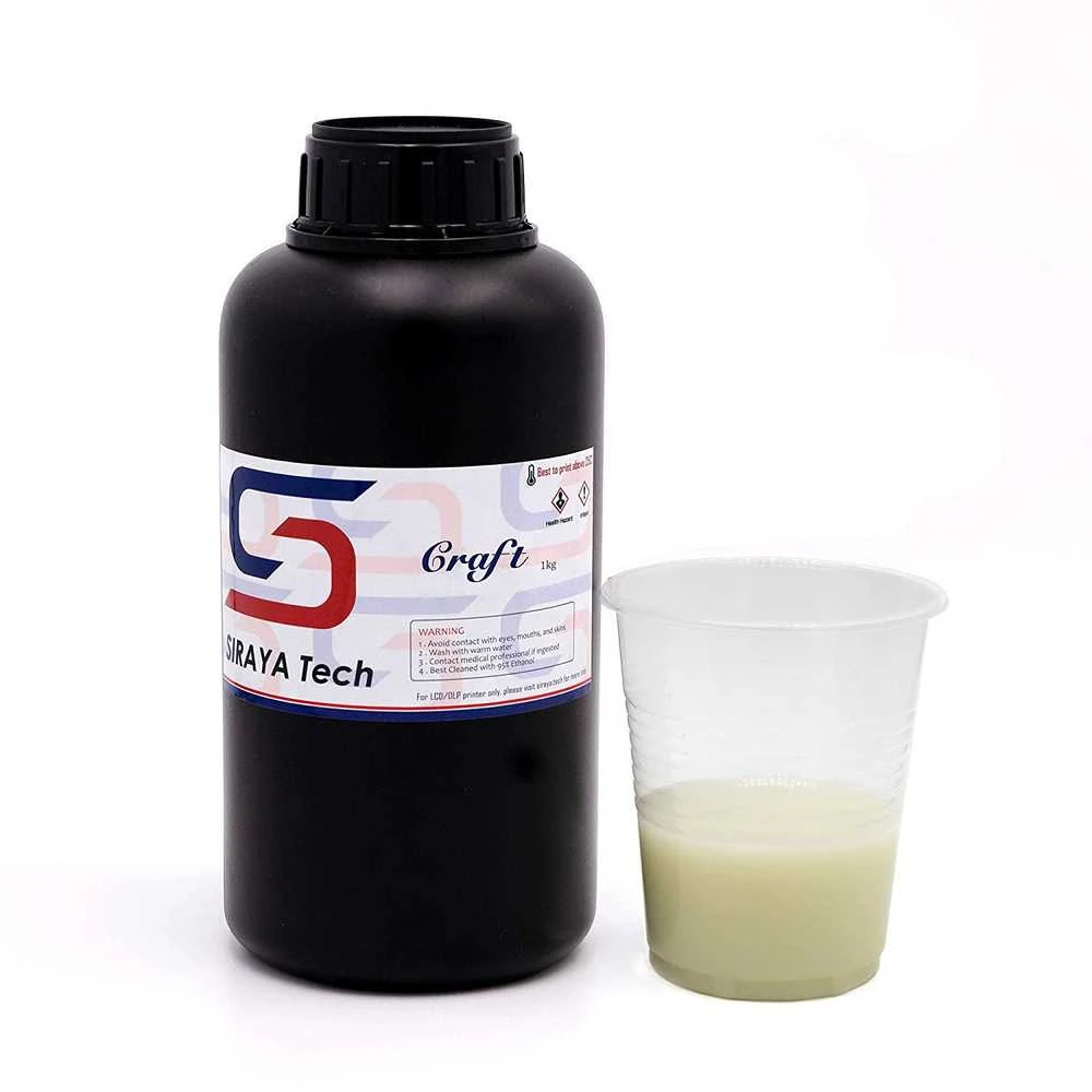 Siraya Tech Craft 1kg su atidarytu skysčiu pavyzdžiu