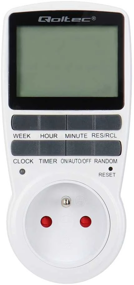 QOLTEC 50628 elektroninis laikmatis PC0628 su LCD