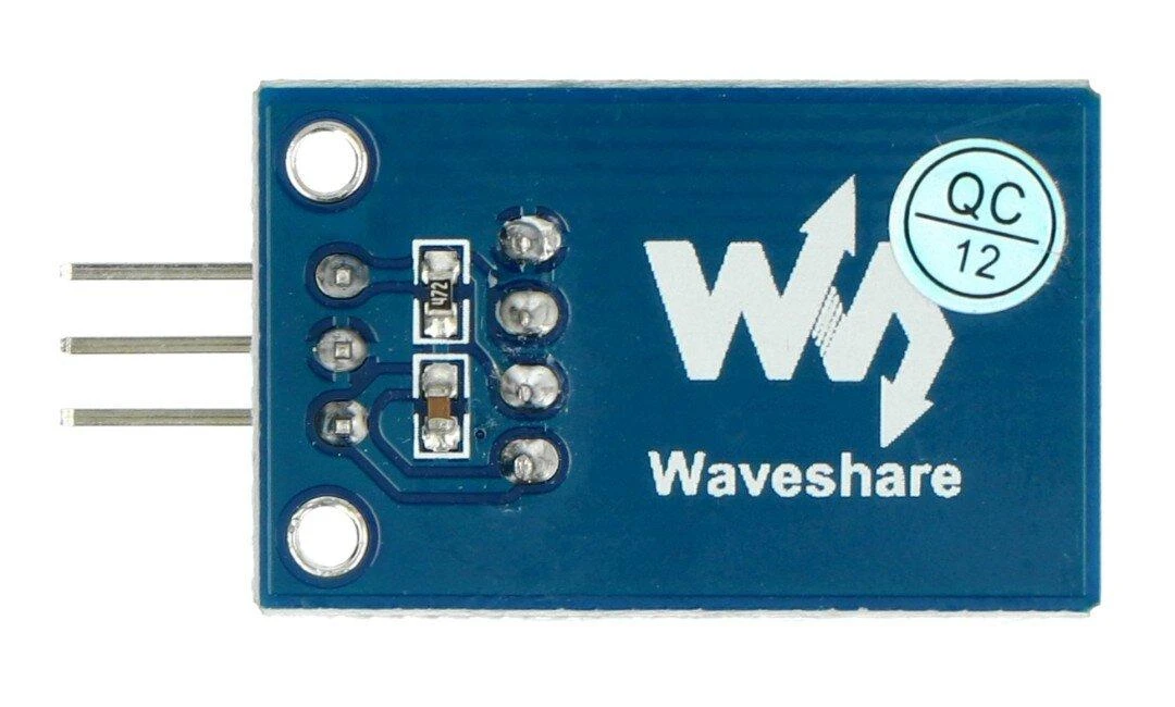 Waveshare DHT11 jutiklio modulis, galinė pusė