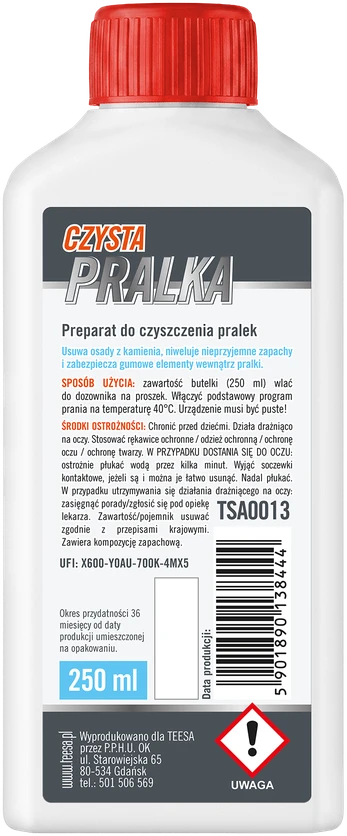 Preparat TEESA skalbimo mašinos valiklis 250 ml