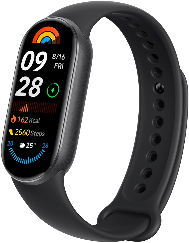 Išmanioji apyrankė Xiaomi Smart Band 9,  sidabrinės spalvos
