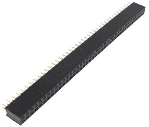 Dvieilė auksuota 2.54 mm jungtis 40 kontaktų
