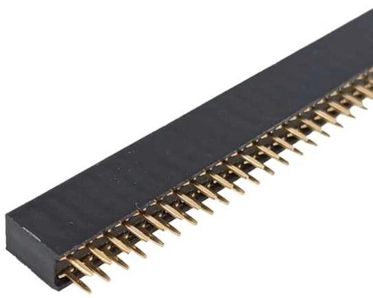40 kaiščių moteriška jungtis 2.54 mm