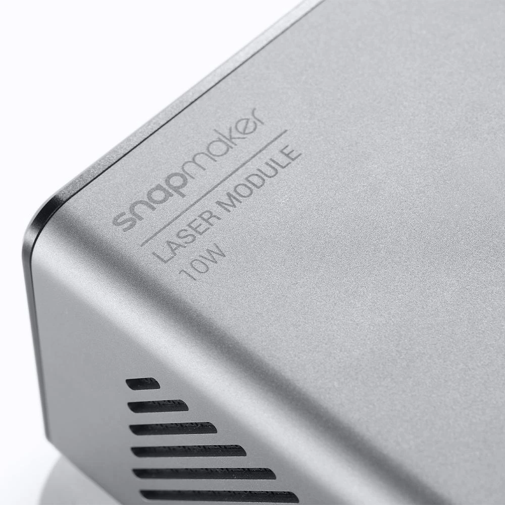 Snapmaker 10W lazerio modulis iš arti