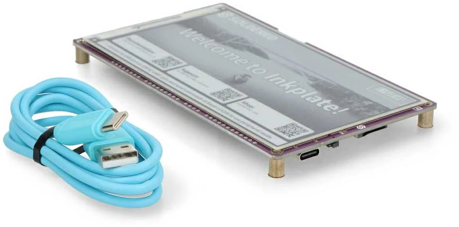 Soldered 5 rašalo plokštelė – 5.2 colio 960 x 540 pikselių el, popieriaus ekranas – ESP32 – Suderinamas su Arduino – Lituotas 333255