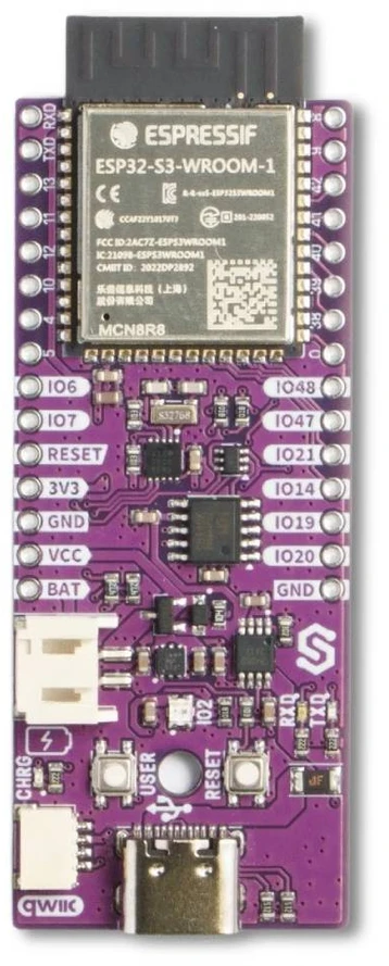 Soldered NULA ESP32-S3 plokštė su USB-C jungtimi