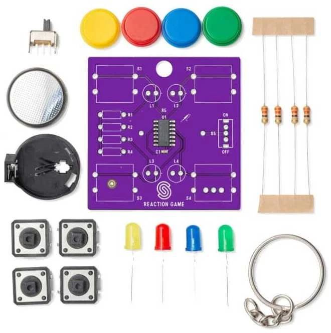 Soldered Reakcijos žaidimas - edukacinis litavimo rinkinys - Attiny404 - Lituotas 333139