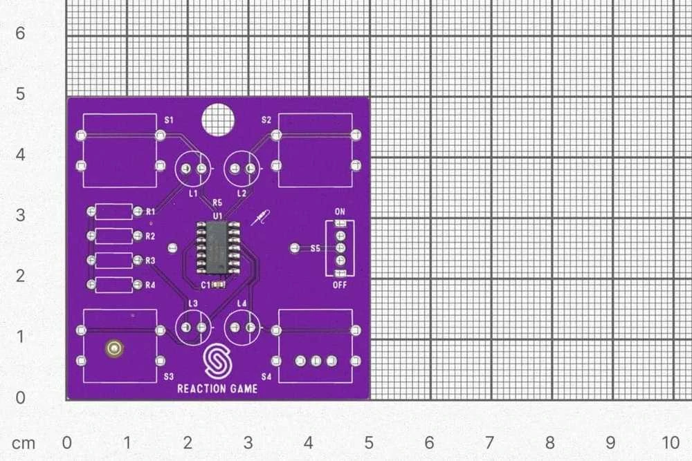 Soldered Reakcijos žaidimas - edukacinis litavimo rinkinys - Attiny404 - Lituotas 333139